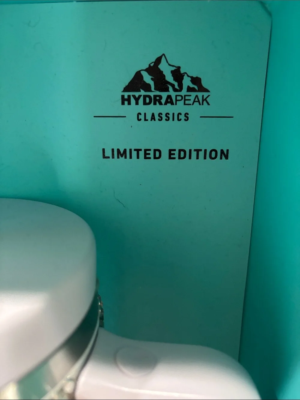HydraPeak Silver Crystal Bow 40oz Travel Tumbler with Handle